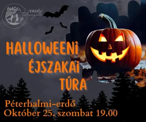 BETELT! - Halloweeni Éjszakai túra – Péterhalmi-erdő ( 2025. Október 25. 19.00 )